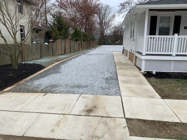 Stone Driveway, Parking Lot, and Throughway Installation